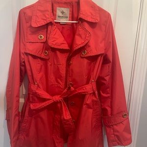 Vintage Weather Tamer Rain Jacket coral